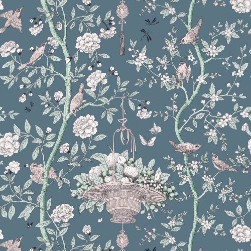 Tapeta botaniczna w stylu chinoiserie Lorenzo Castillo LCW 1080-003 ROGER Tana
