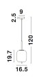 Lampa wisząca nowoczesna Luces Exclusivas MARC LE42722