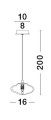 Lampa wisząca nowoczesna Luces Exclusivas NAYARIT LE42897