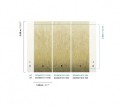 Mural efekt mory jedwabiu cieniowany Khroma DG4MOI1012 Moire Wall Designs IV