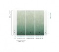 Mural efekt mory jedwabiu cieniowany Khroma DG4MOI1021 Moire Wall Designs IV