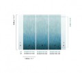 Mural efekt mory jedwabiu cieniowany Khroma DG4MOI1031 Moire Wall Designs IV