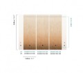 Mural efekt mory jedwabiu cieniowany Khroma DG4MOI1042 Moire Wall Designs IV