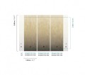 Mural efekt mory jedwabiu cieniowany Khroma DG4MOI1052 Moire Wall Designs IV