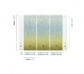 Mural efekt mory jedwabiu cieniowany Khroma DG4MOI1073 Moire Wall Designs IV