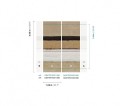 Mural poziome pasy Khroma DG4TER1032 Terava Wall Designs IV