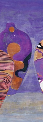 Mural kolorowe wazony Khroma DG4HIV1042 Hiva Terra