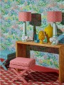Tapeta kwiaty w stylu vintage Pierre Frey FP760002 Jolies Fleurs Veranda by Caspari