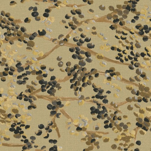 Tapeta roślinna haftowana Elitis VP955 06 Milos Lins Brodes