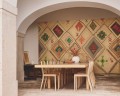 Mural w etnicznym stylu Elitis VP957 01 Hydra Lins Brodes