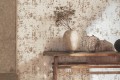 Tapeta przecierka Elitis RM1046 02 Toile d'artiste Lin Platre