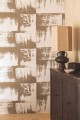 Tapeta jak tynk geometryczna Elitis RM1047 02 Muse Lin Platre