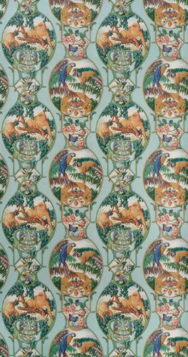 Tapeta małpy i papugi Pierre Frey FP579001 Singes Et Perroquets Les Dessins 4