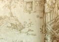 Tapeta Toile de Jouy metaliczna Pierre Frey FP587003 Le Printemps Du mekong metal Les Dessins 4