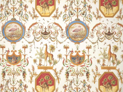 Tapeta w stylu vintage Pierre Frey FP950001 Retour D'afrique Les Dessins 6