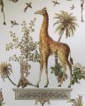 Tapeta w stylu vintage Pierre Frey FP950001 Retour D'afrique Les Dessins 6