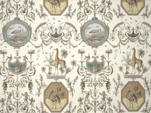 Tapeta w stylu vintage Pierre Frey FP950002 Retour D'afrique Les Dessins 6