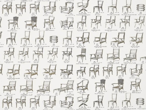 Tapeta vintage Pierre Frey FP958001 Floreal Les Dessins 6