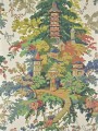 Tapeta naturalna japońskie ogrody Pierre Frey FP965001 Jardins Japonais Les Dessins 6