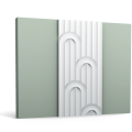 Panel ścienny 3D w stylu Art-Deco W212 VALLEY LOOP Orac Decor