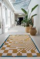 Dywan geometryczny Louis De Poortere 9338 CHESS HONEY