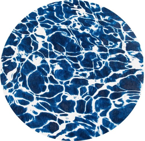 Dywan abstrakcyjny marmur Louis De Poortere 9351 SWIM SURF ROUND