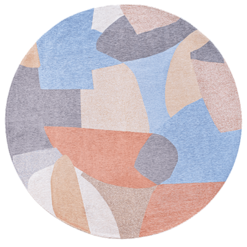 Dywan okrągły abstrakcyjny Louis De Poortere 9370 SHAPES SECRET ROUND