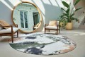 Dywan abstrakcyjny Louis De Poortere 9393 FRESQUE INDIAN RICE ROUND