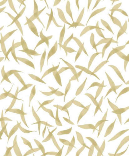 Tapeta akwarelowa liście Casadeco ECHA 89847202 Clos Des Oliviers Echappee Belle