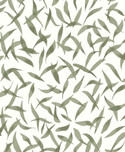Tapeta akwarelowa liście Casadeco ECHA 89847447 Clos Des Oliviers Echappee Belle