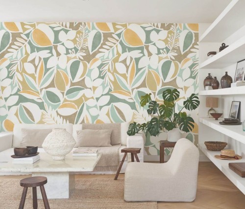 Mural roślinny Casadeco ECHA 89883717 M Place Des Lices Echappee Belle