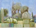 Fototapeta egzotyczny ogród Wall&Deco WDGU2402 Giardino Utopico Contemporary 2024