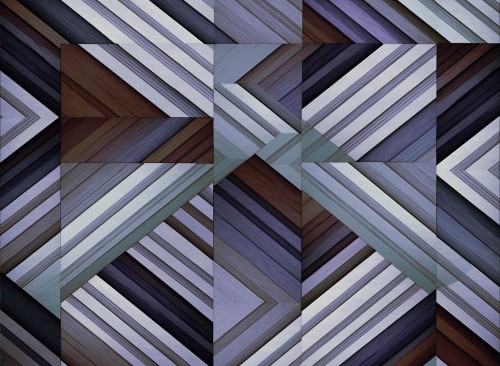 Fototapeta jak drewniane panele Wall&Deco WDOK2402 Ōku Contemporary 2024