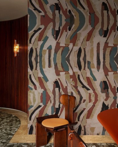 Fototapeta abstrakcyjna Wall&Deco WDTU2401 Turbolence Contemporary 2024