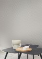 Tapeta kubiki Casadeco ALMI 89949180 srebrna Connexions Alchimie