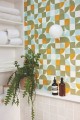 Tapeta geometryczna retro Caselio GNL2 105360387 Happiness Green Life 2