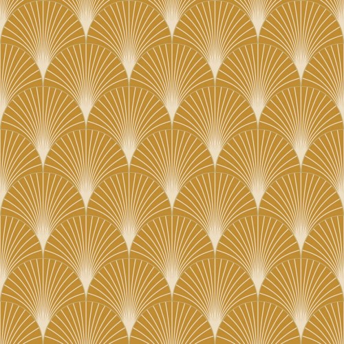 Tapeta wachlarze art-deco Caselio ELC 105262040 Prosperity Elegance