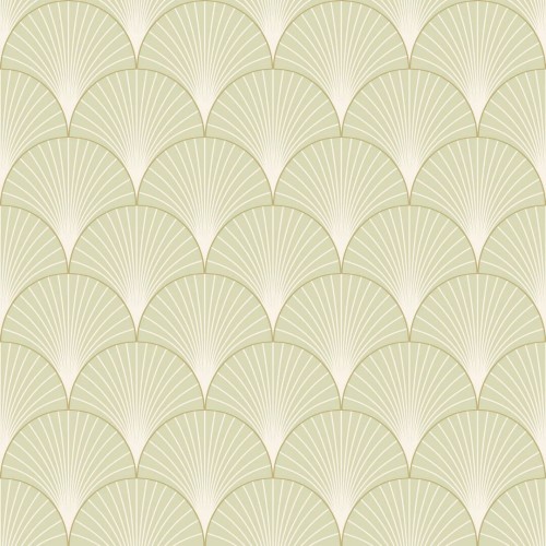 Tapeta wachlarze art-deco Caselio ELC 105267023 Prosperity Elegance
