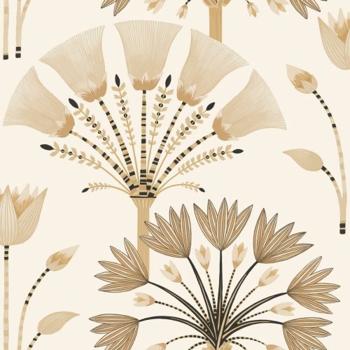 Tapeta roślinna w stylu art-deco Caselio ELC 105271026 Majestic Elegance