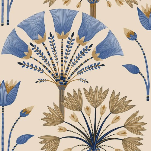 Tapeta roślinna w stylu art-deco Caselio ELC 105276142 Majestic Elegance