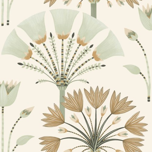 Tapeta roślinna w stylu art-deco Caselio ELC 105277029 Majestic Elegance