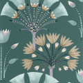 Tapeta roślinna w stylu art-deco Caselio ELC 105277120 Majestic Elegance