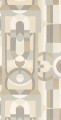 Tapeta geometryczna jak witraż Casamance 76250100 Vitrail Faubourg des Lumieres