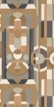 Tapeta geometryczna jak witraż Casamance 76250304 Vitrail Faubourg des Lumieres