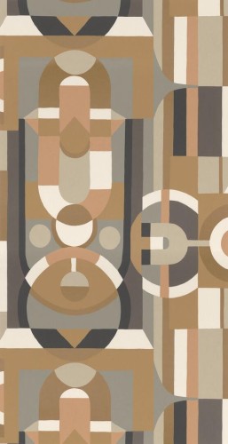 Tapeta geometryczna jak witraż Casamance 76250304 Vitrail Faubourg des Lumieres