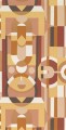 Tapeta geometryczna jak witraż Casamance 76250406 Vitrail Faubourg des Lumieres