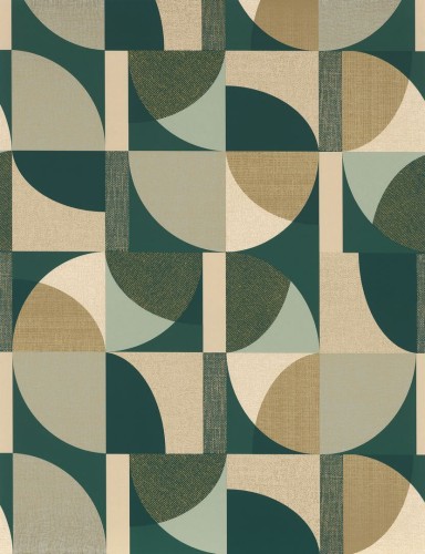 Tapeta geometryczna Casamance 76260916 Barillet Faubourg des Lumieres