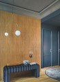 Tapeta metaliczne linie Casamance 76281834 Porte Doree Faubourg des Lumieres - 106 cm szer.