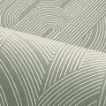 Tapeta metaliczne linie Casamance 76281936 Porte Doree Faubourg des Lumieres - 106 cm szer.