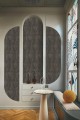 Tapeta metaliczne linie Casamance 76282140 Porte Doree Faubourg des Lumieres - 106 cm szer.